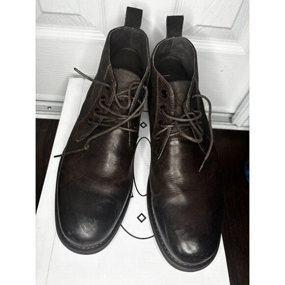 Steve Madden Other - Steve Madden Men's Casual Boots BROWN - Brown Sonos Leather Boot - Men
